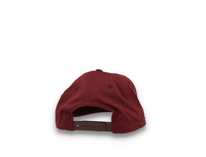 Yupoong 6502 Unstructured 5-Panel Snapback Cap Maroon