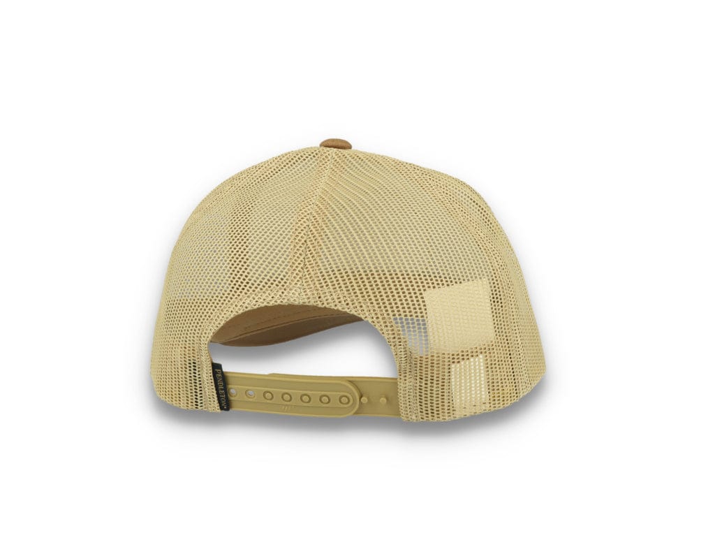 Yellowstone National Park Patch Trucker Dark Tan - LOKK