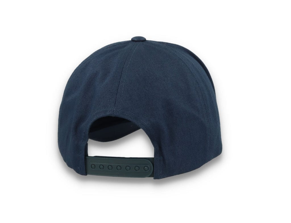 5-Panel Curved Classic Snapback Navy - 7707