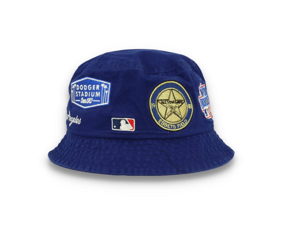 MLB Multi Patch Bucket Los Angeles Dodgers Blue - LOKK