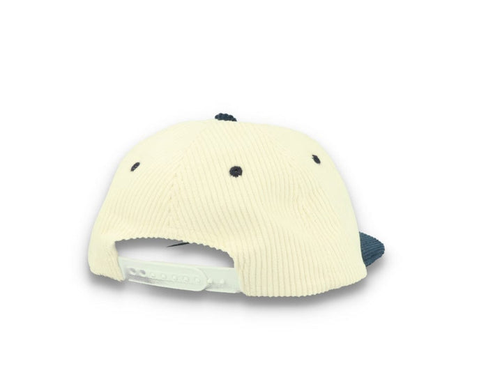 Bolt Corduroy Cap Ecru/Blue - LOKK