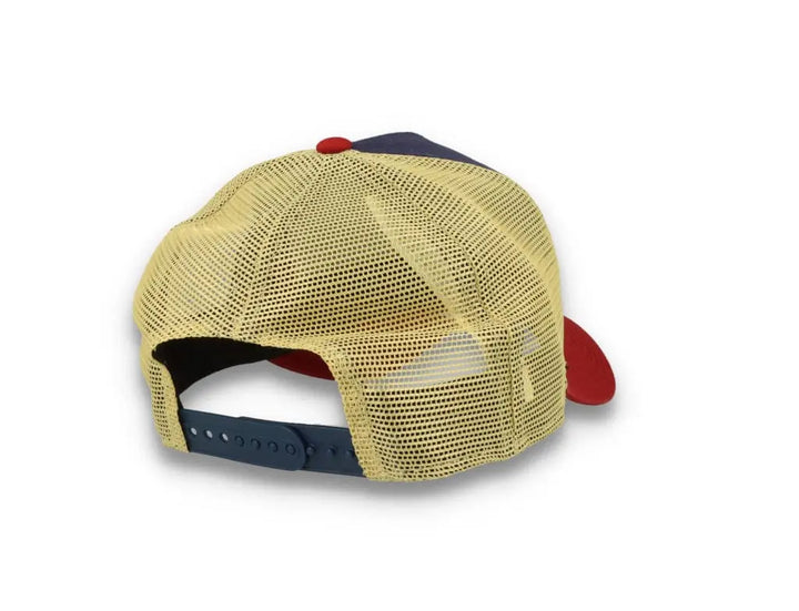 New Era Patch Trucker Cap New Era Navy/Red/Gold - LOKK