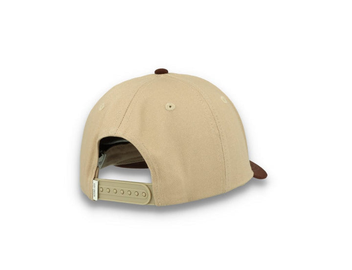 Baseball Cap Suede II Dark Sand/Ebony Brown - LOKK