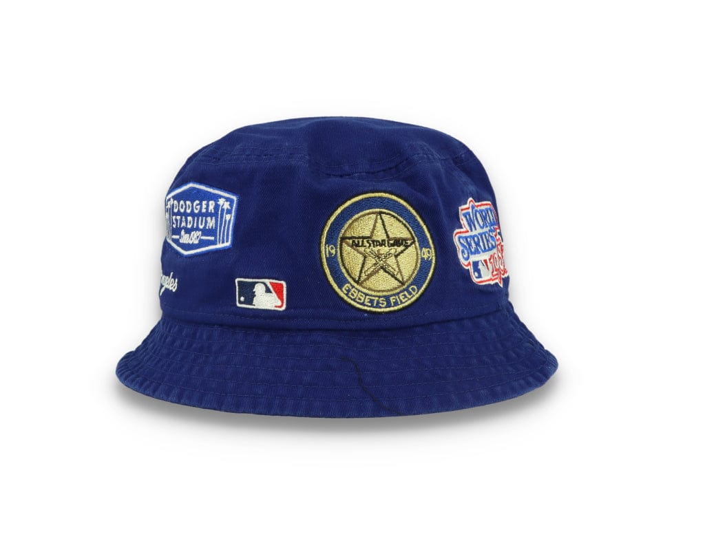 MLB Multi Patch Bucket Los Angeles Dodgers Blue - LOKK