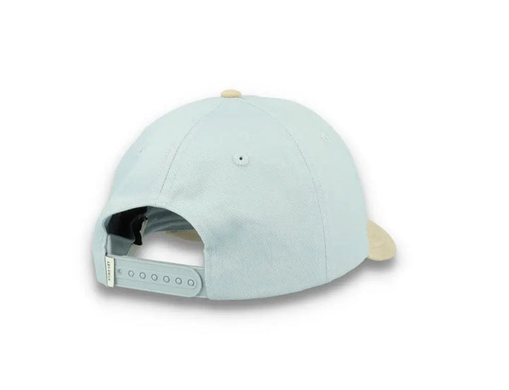 Baseball Cap Contrast Suede II Summer Sky/Light Desert Sand - LOKK