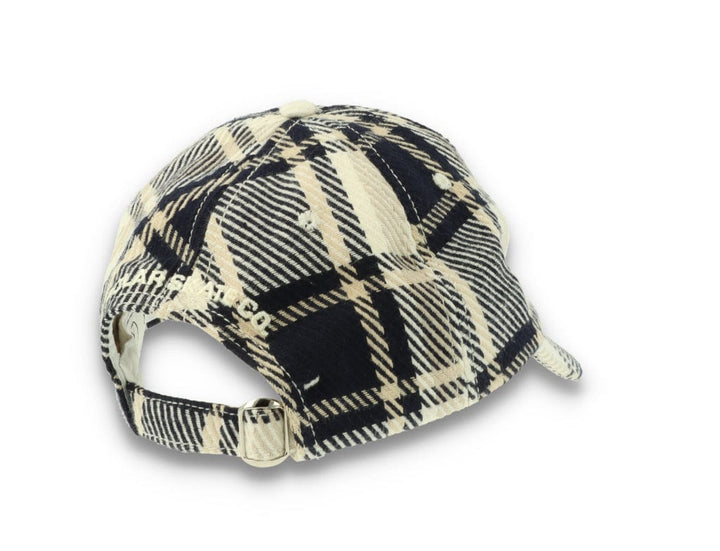 Polar Stroke Logo Flannel Cap Navy - LOKK