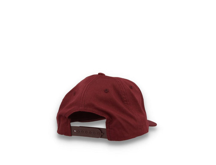 Yupoong 6502 Unstructured 5-Panel Snapback Cap Maroon