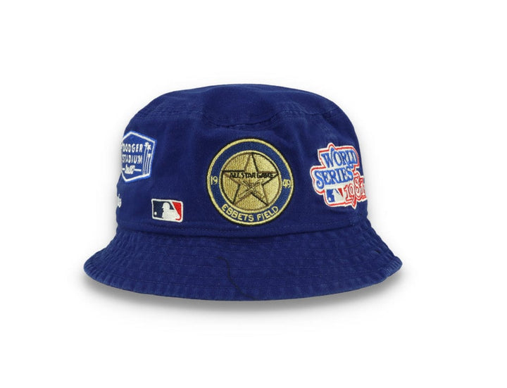 MLB Multi Patch Bucket Los Angeles Dodgers Blue - LOKK