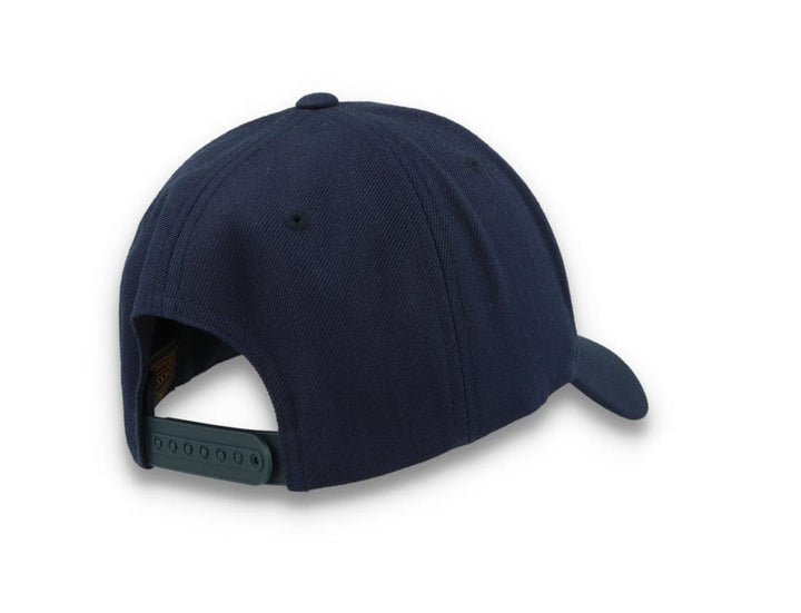 Premium Curved Visor Cap Snapback Navy - Yupoong 6789M - LOKK