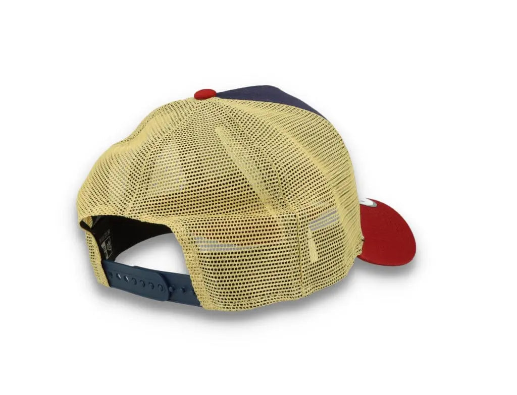 New Era Patch Trucker Cap New Era Navy/Red/Gold - LOKK