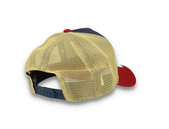 New Era Patch Trucker Cap New Era Navy/Red/Gold - LOKK