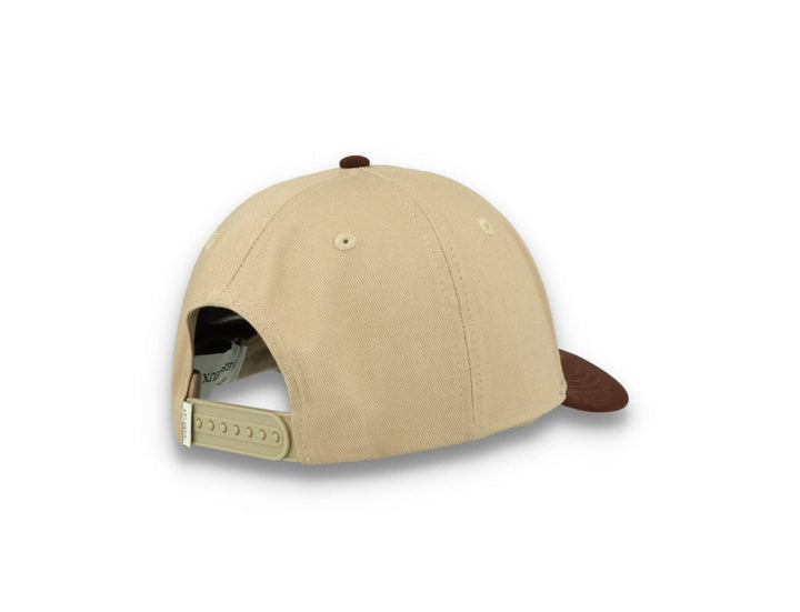 Baseball Cap Suede II Dark Sand/Ebony Brown - LOKK