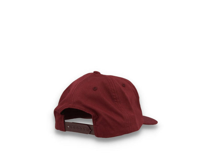Yupoong 6502 Unstructured 5-Panel Snapback Cap Maroon