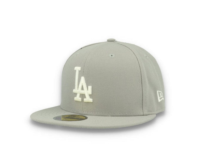 59FIFTY MLB Basic Los Angeles Dodgers  Grey/White - LOKK