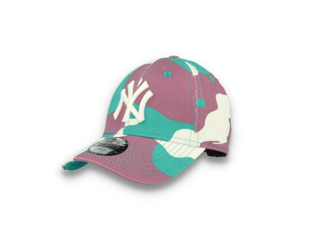 Barne Cap 9FORTY Kids Camo Pack NY Yankees Teal - LOKK