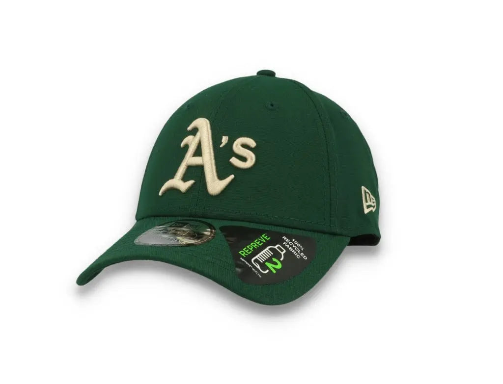 9FORTY Repreve Oakland Athletics Dark Green/Stone - LOKK