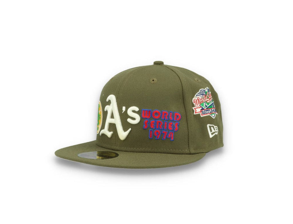 59FIFTY MLB Olive World Series Oakland Athletics - LOKK