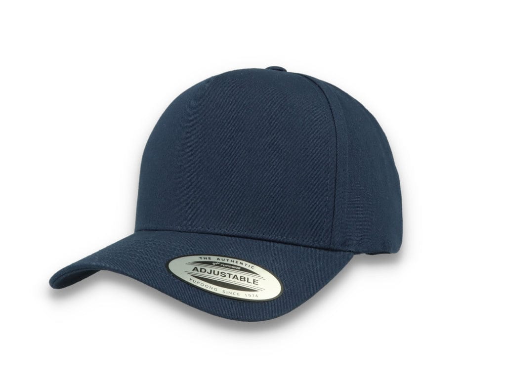 5-Panel Curved Classic Snapback Navy - 7707 - LOKK