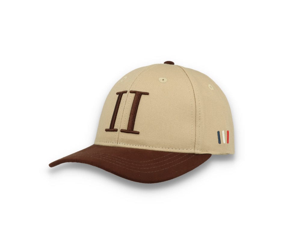 Baseball Cap Suede II Dark Sand/Ebony Brown - LOKK