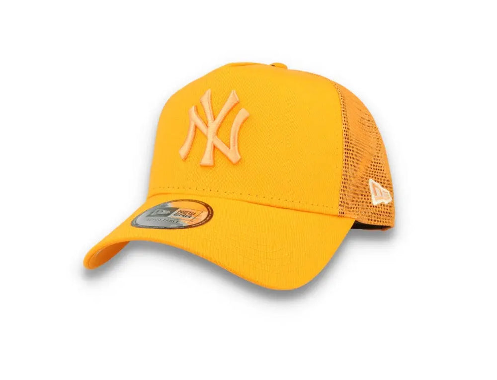 Tonal Mesh Trucker Cap NY Yankees Orange - LOKK