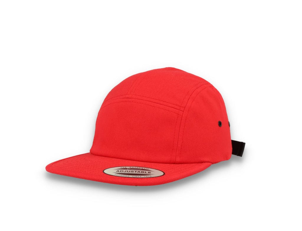 Red 5-Panel Classic Jockey Cap - Yupoong 7005 - LOKK