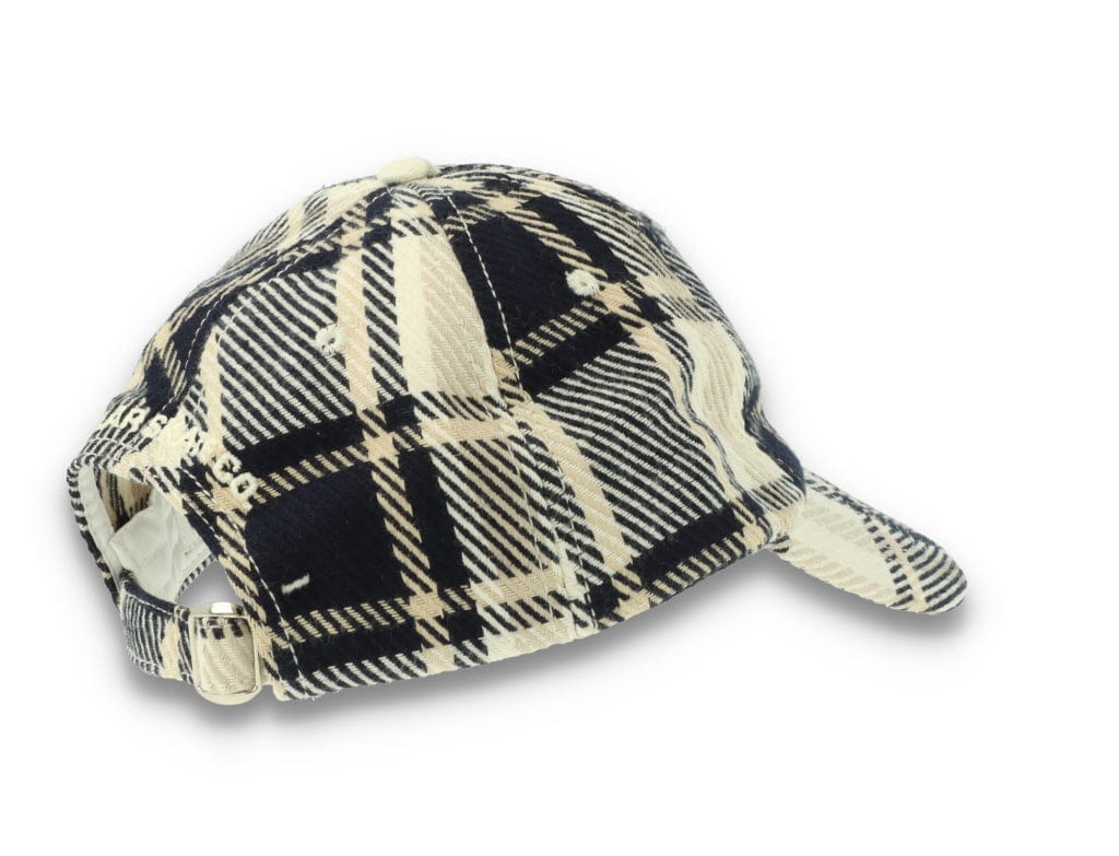 Polar Stroke Logo Flannel Cap Navy - LOKK