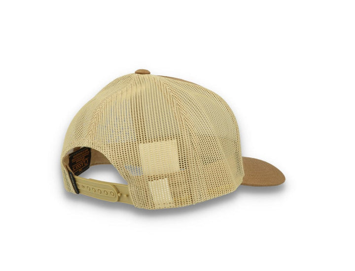 Yellowstone National Park Patch Trucker Dark Tan - LOKK