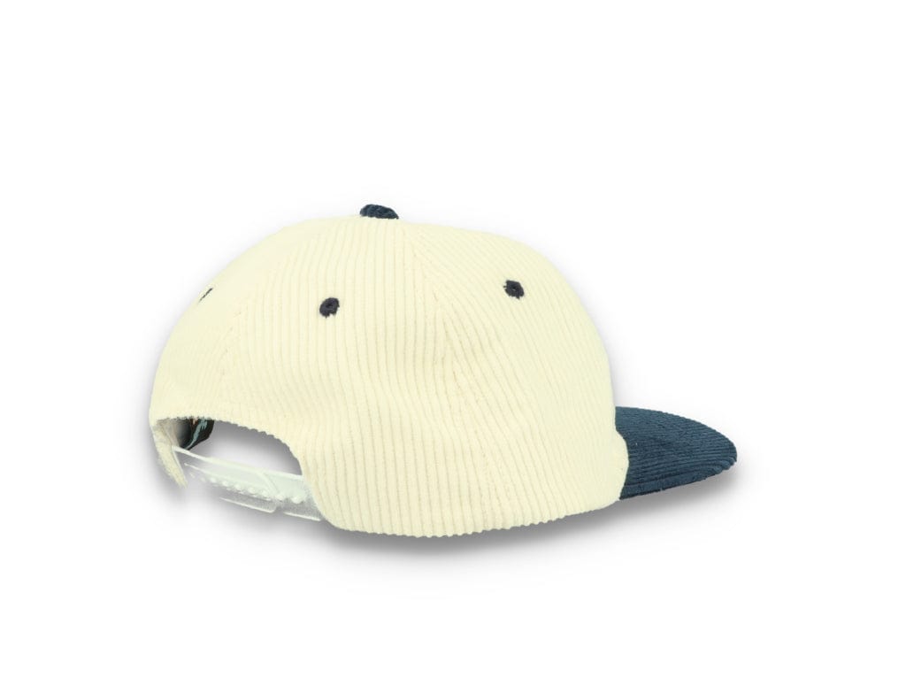 Bolt Corduroy Cap Ecru/Blue - LOKK