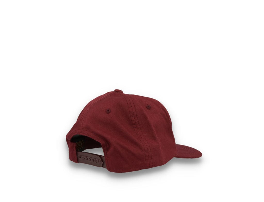 Yupoong 6502 Unstructured 5-Panel Snapback Cap Maroon