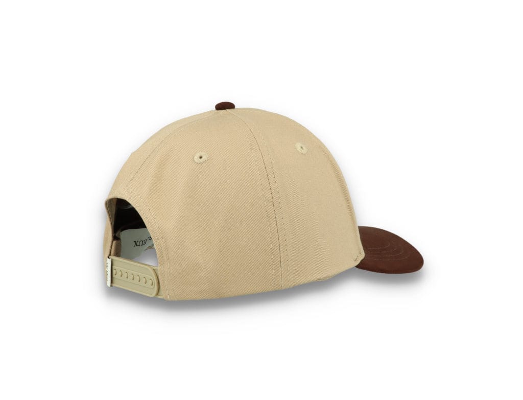 Baseball Cap Suede II Dark Sand/Ebony Brown - LOKK