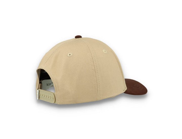 Baseball Cap Suede II Dark Sand/Ebony Brown - LOKK