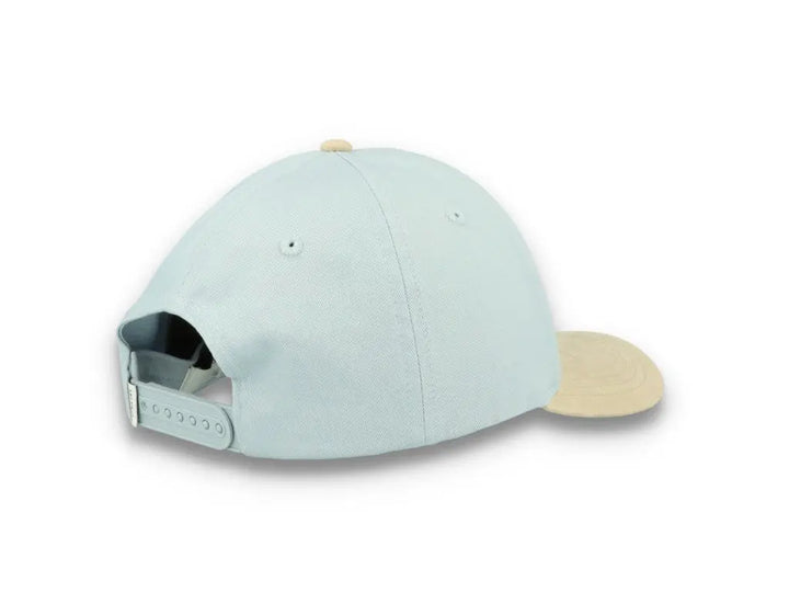 Baseball Cap Contrast Suede II Summer Sky/Light Desert Sand - LOKK