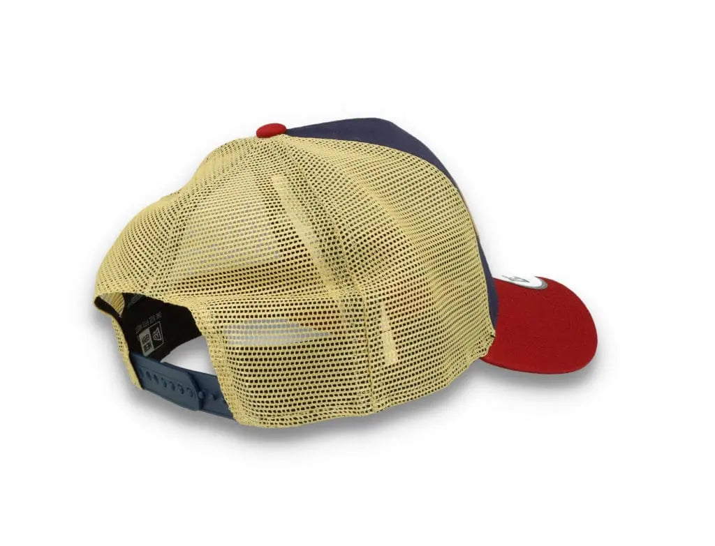New Era Patch Trucker Cap New Era Navy/Red/Gold - LOKK