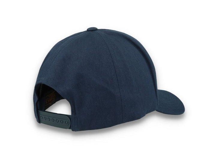 5-Panel Curved Classic Snapback Navy - 7707 - LOKK