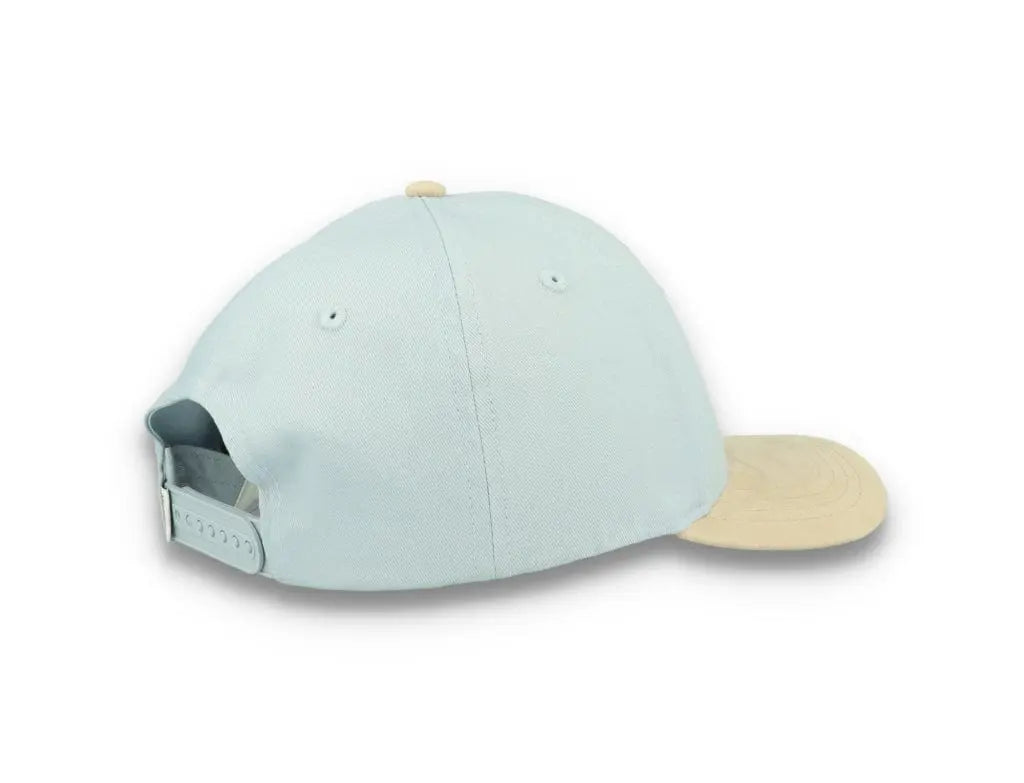 Baseball Cap Contrast Suede II Summer Sky/Light Desert Sand - LOKK