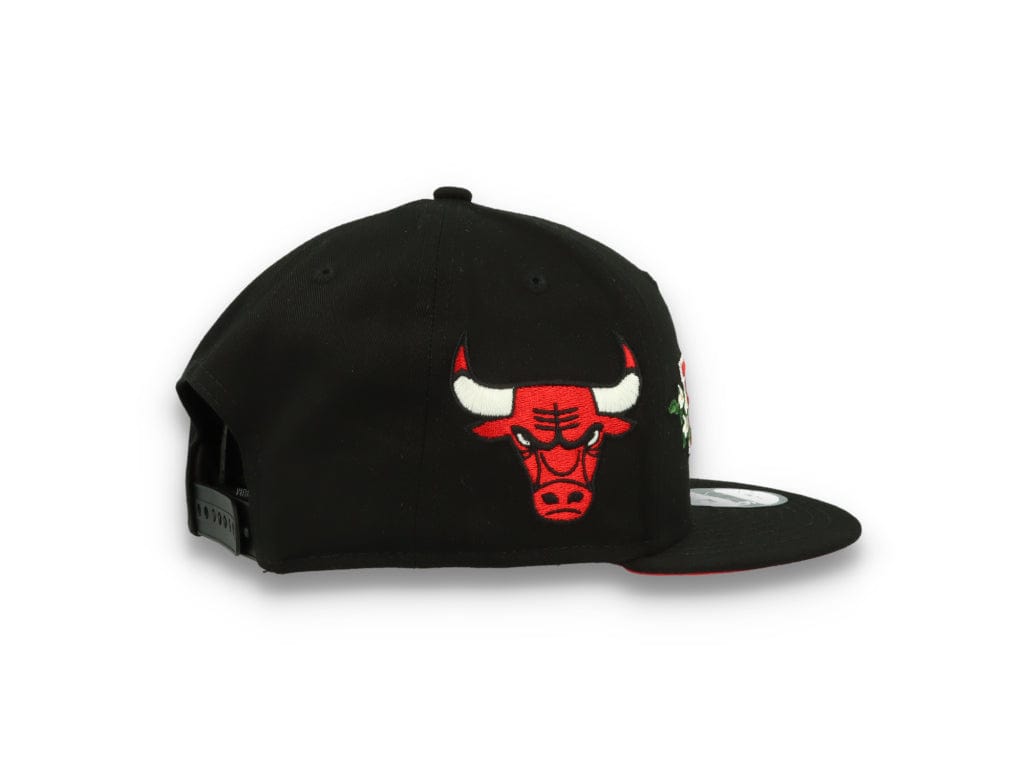 9FIFTY Flower Wordmark Chicago Bulls Black - LOKK