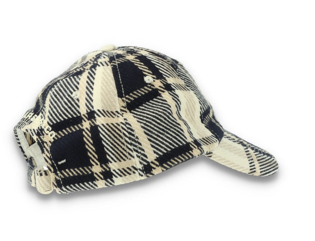 Polar Stroke Logo Flannel Cap Navy - LOKK