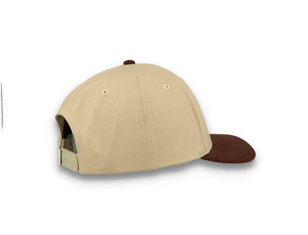 Baseball Cap Suede II Dark Sand/Ebony Brown - LOKK