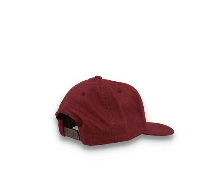 Yupoong 6502 Unstructured 5-Panel Snapback Cap Maroon