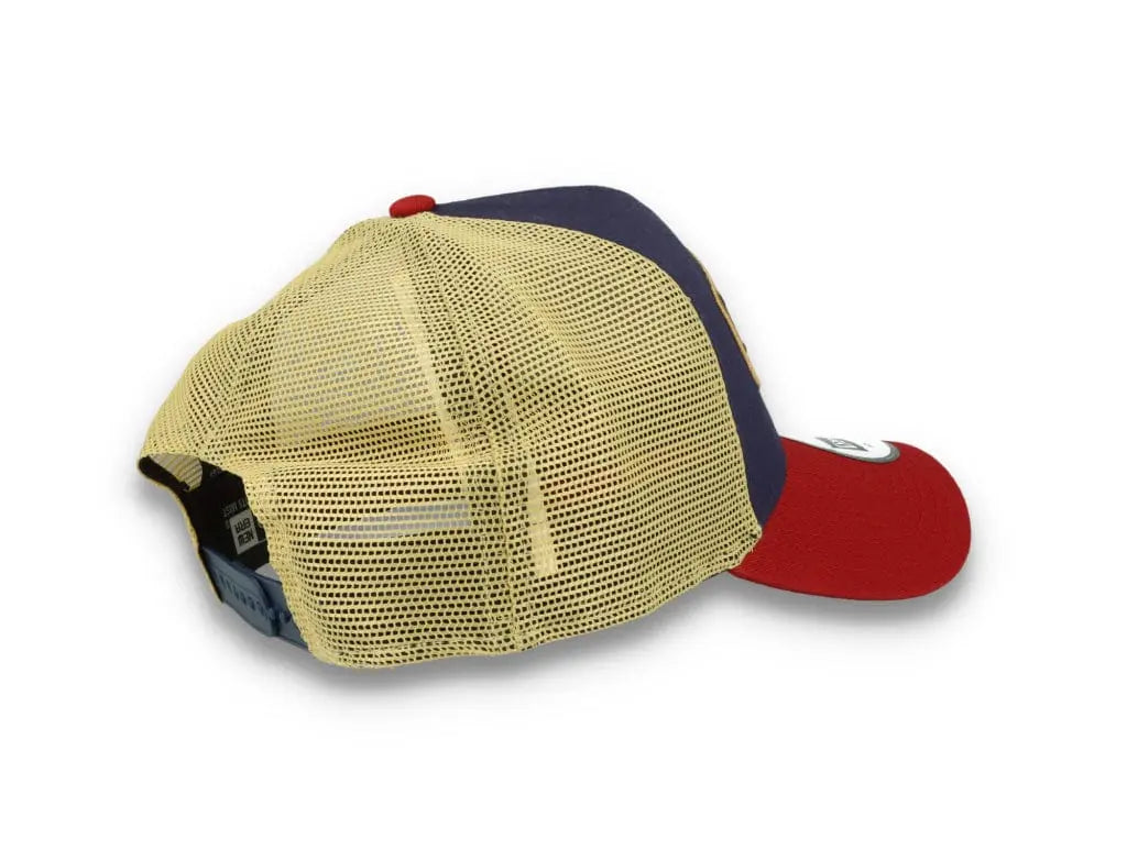 New Era Patch Trucker Cap New Era Navy/Red/Gold - LOKK