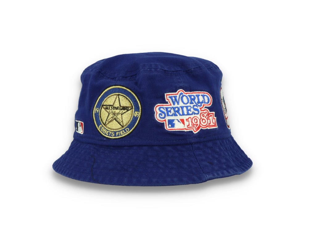 MLB Multi Patch Bucket Los Angeles Dodgers Blue - LOKK