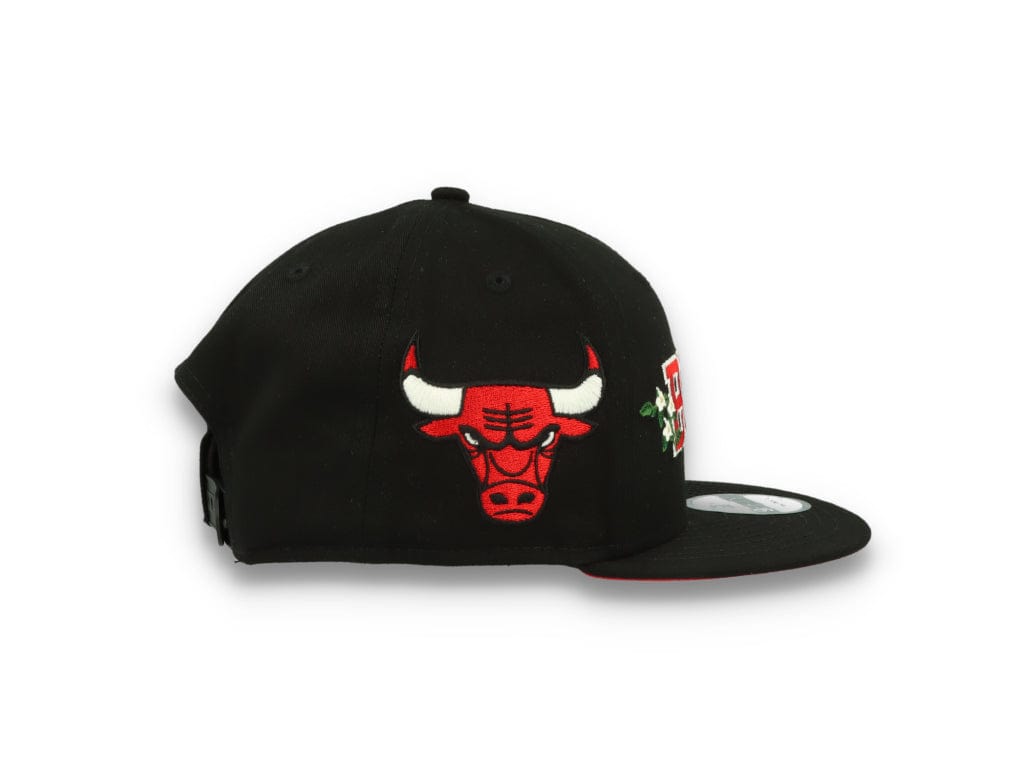 9FIFTY Flower Wordmark Chicago Bulls Black - LOKK