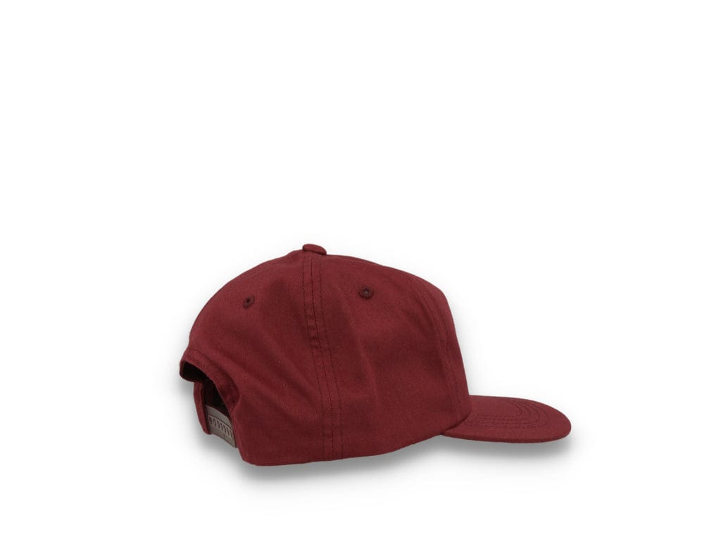 Yupoong 6502 Unstructured 5-Panel Snapback Cap Maroon