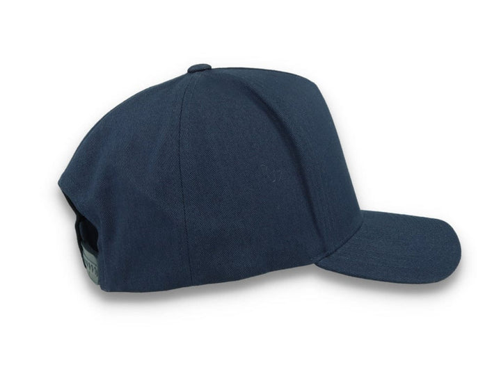 5-Panel Curved Classic Snapback Navy - 7707 - LOKK