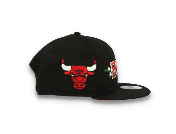 9FIFTY Flower Wordmark Chicago Bulls Black - LOKK