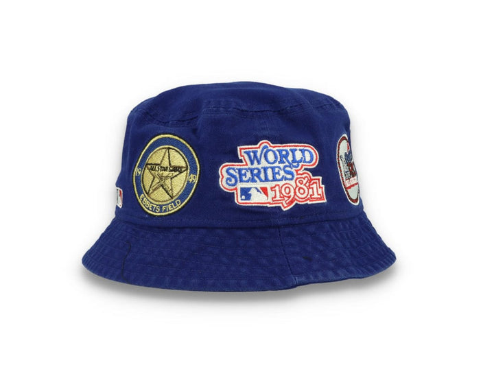 MLB Multi Patch Bucket Los Angeles Dodgers Blue - LOKK
