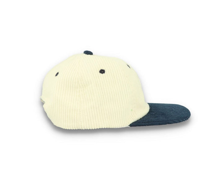 Bolt Corduroy Cap Ecru/Blue - LOKK
