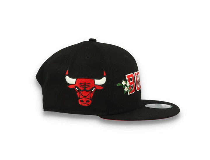 9FIFTY Flower Wordmark Chicago Bulls Black - LOKK