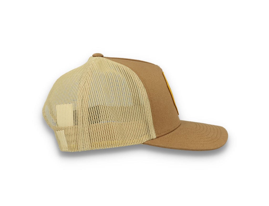 Yellowstone National Park Patch Trucker Dark Tan - LOKK