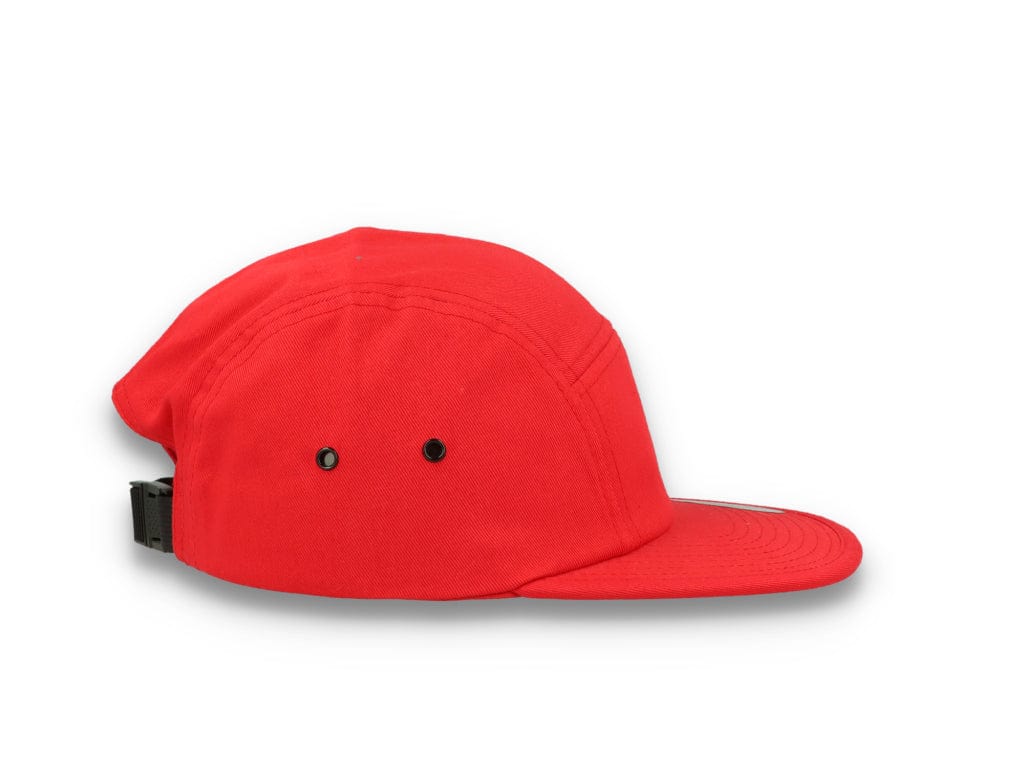 Red 5-Panel Classic Jockey Cap - Yupoong 7005 - LOKK